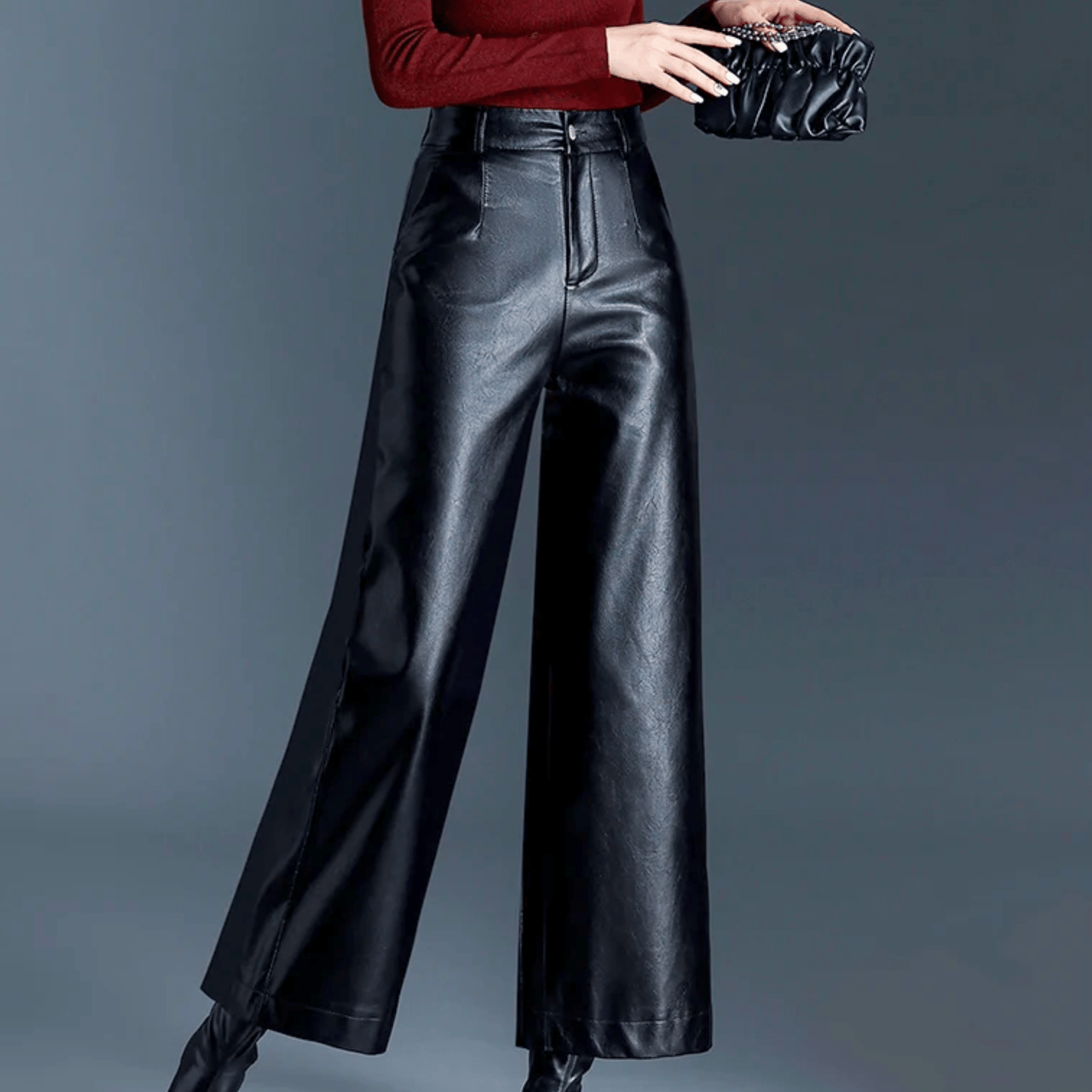 The Modena Leather Trouser